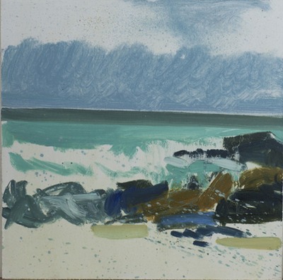 LB-1405-Waves-and-Rocks-Porthmeor-2013-Oil-30cmx30cm-web